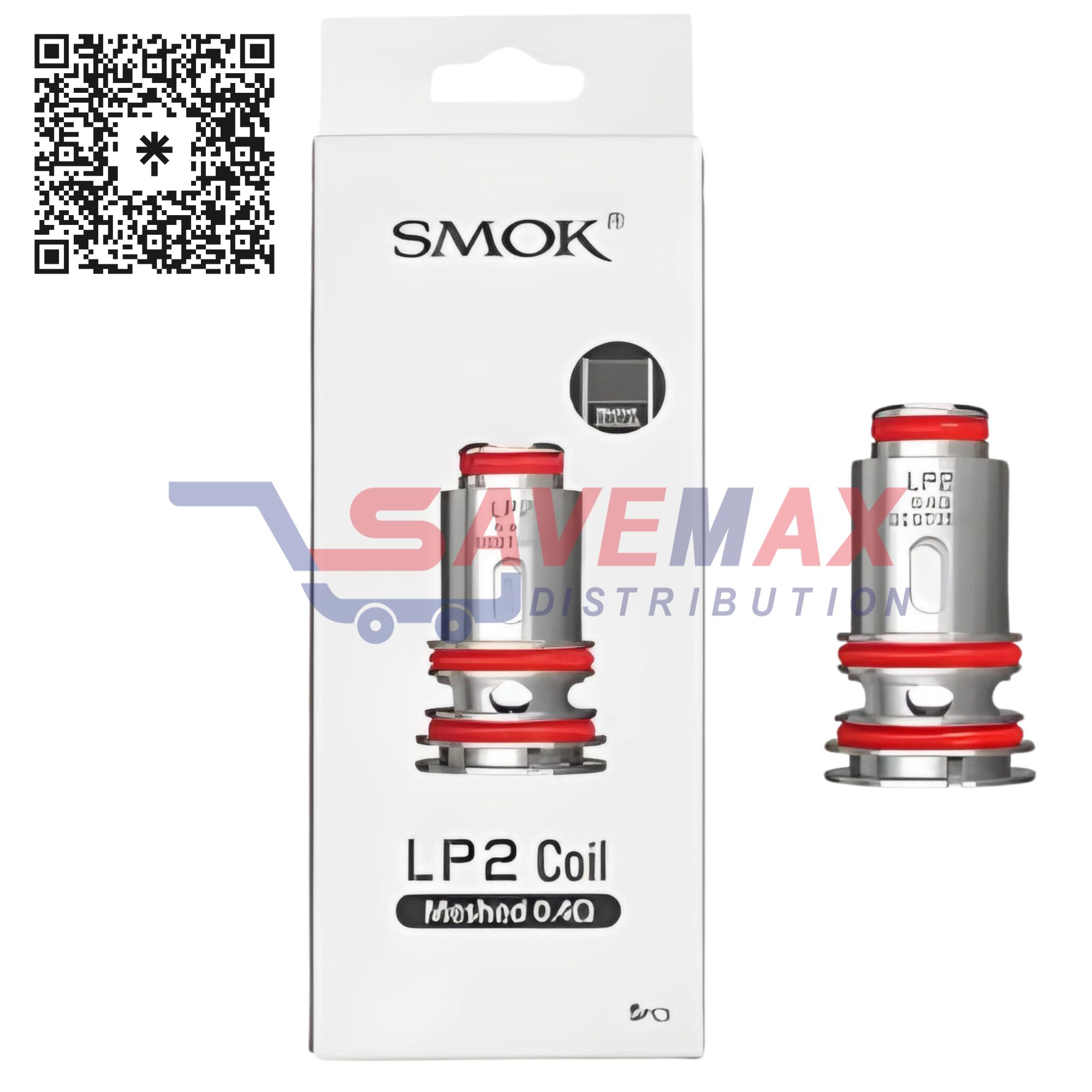 S02254 SMOK LP2 MESH 0.4 COILS 5CT - Image 1