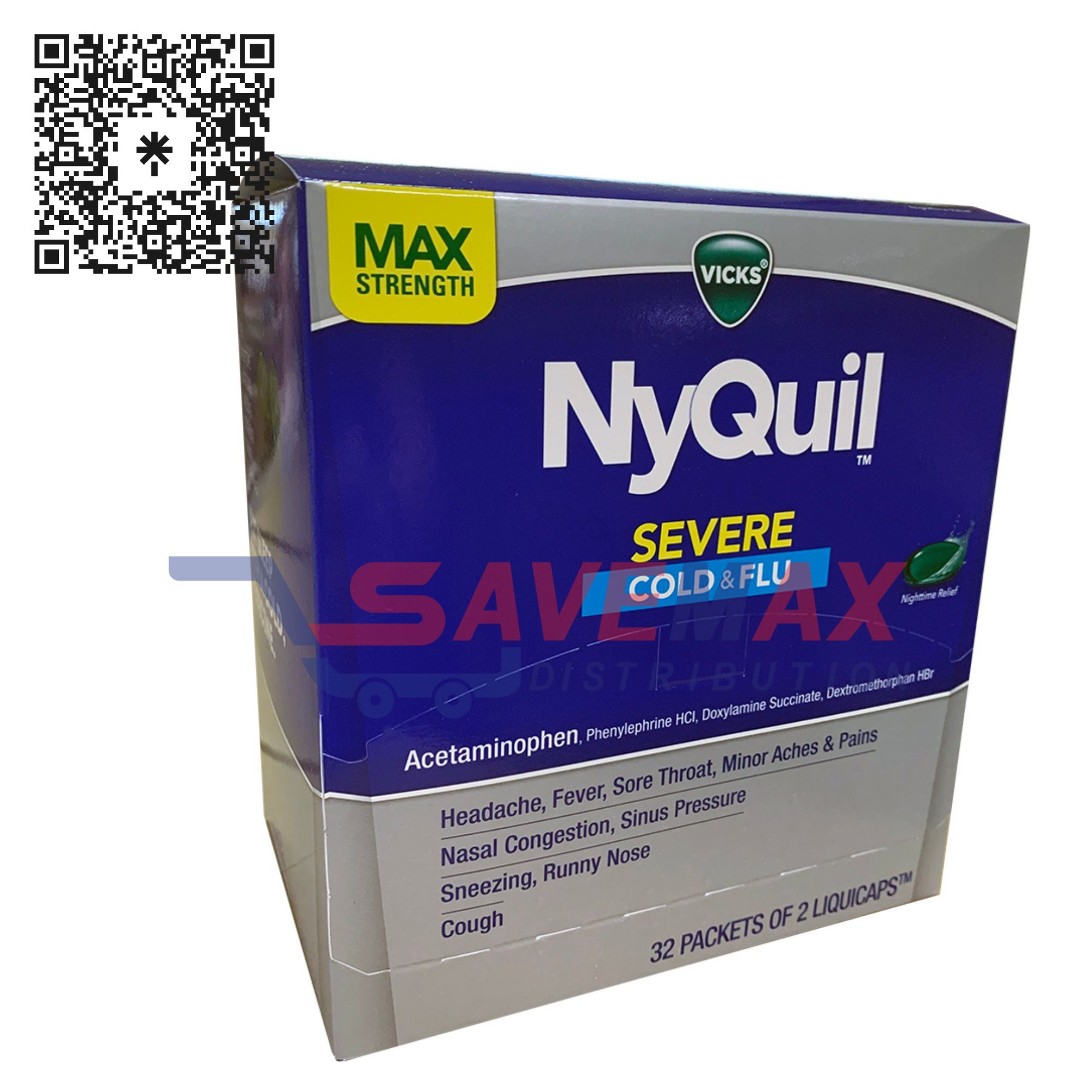 S02306 NYQUIL SEVERE COLD&FLU 32PK/2 - Image 1