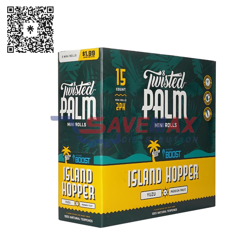 S02419 TWSITED PALM MINI ROLLS ISLAND HOPPER 2PK/15CT PP 1.99 - Image 1