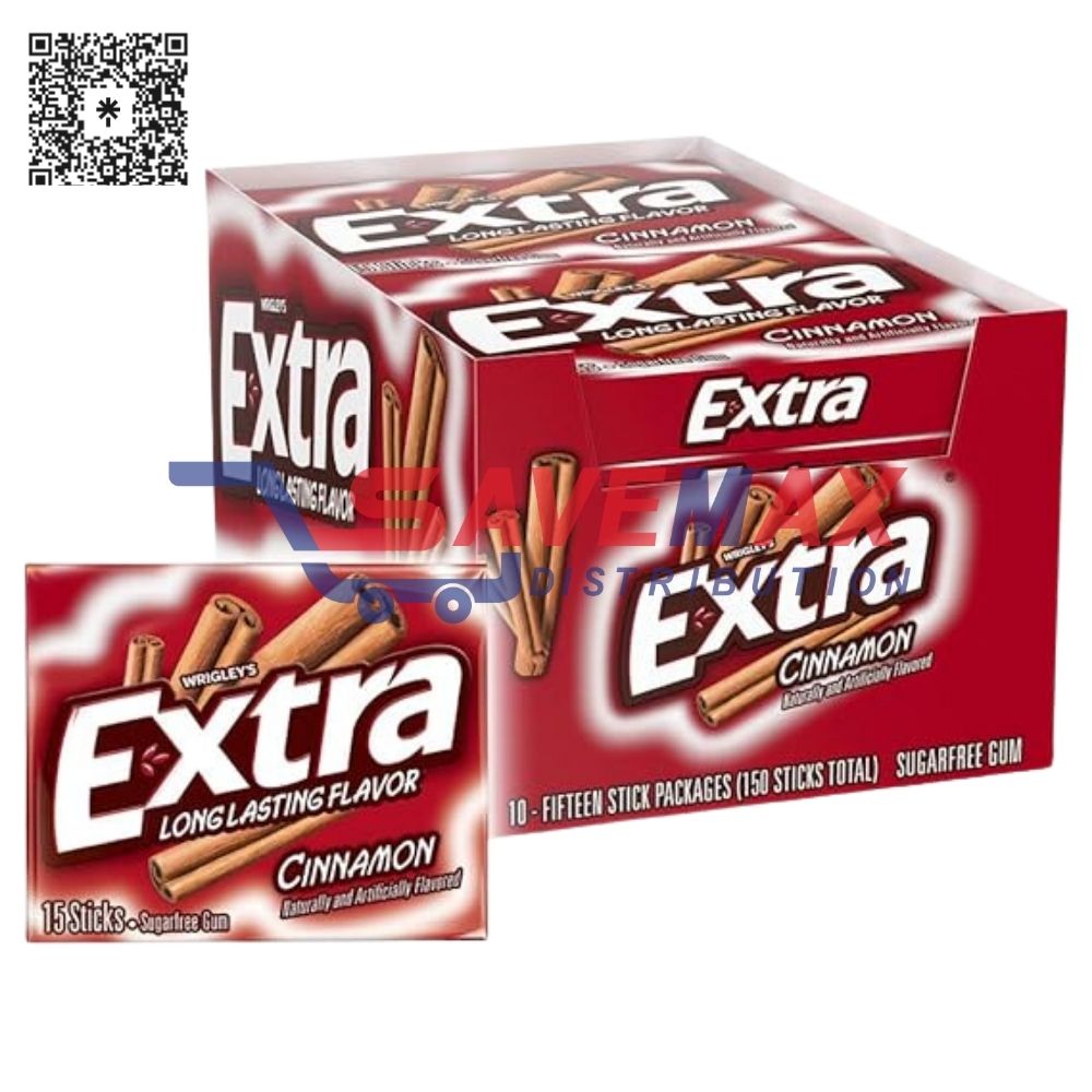 S02539 EXTRA GUM CINNAMON 10CT/15ST - Image 1