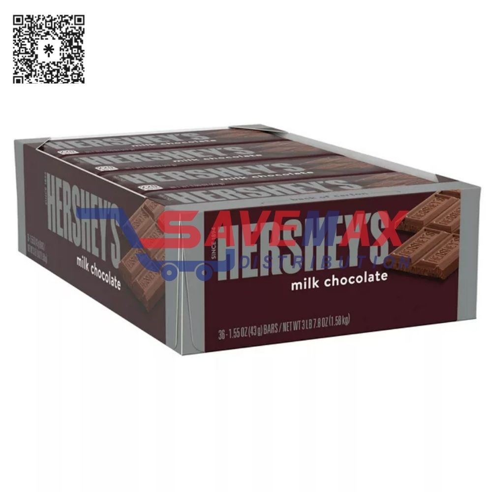 S02549 HERSHEY'S CHOCOLATE 36CT - Image 1
