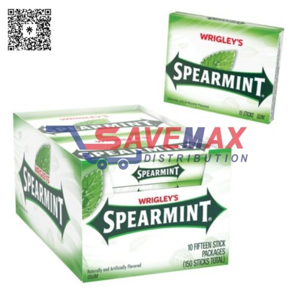 WRIGLEY'S GUM SPEARMINT 10CT/15ST