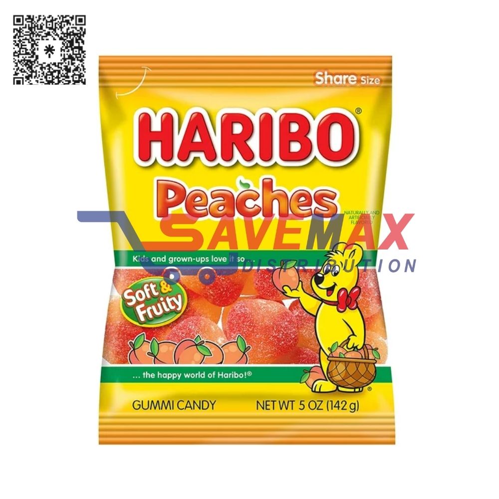 S02683 HARIBO PEACH 12/5OZ - Image 1