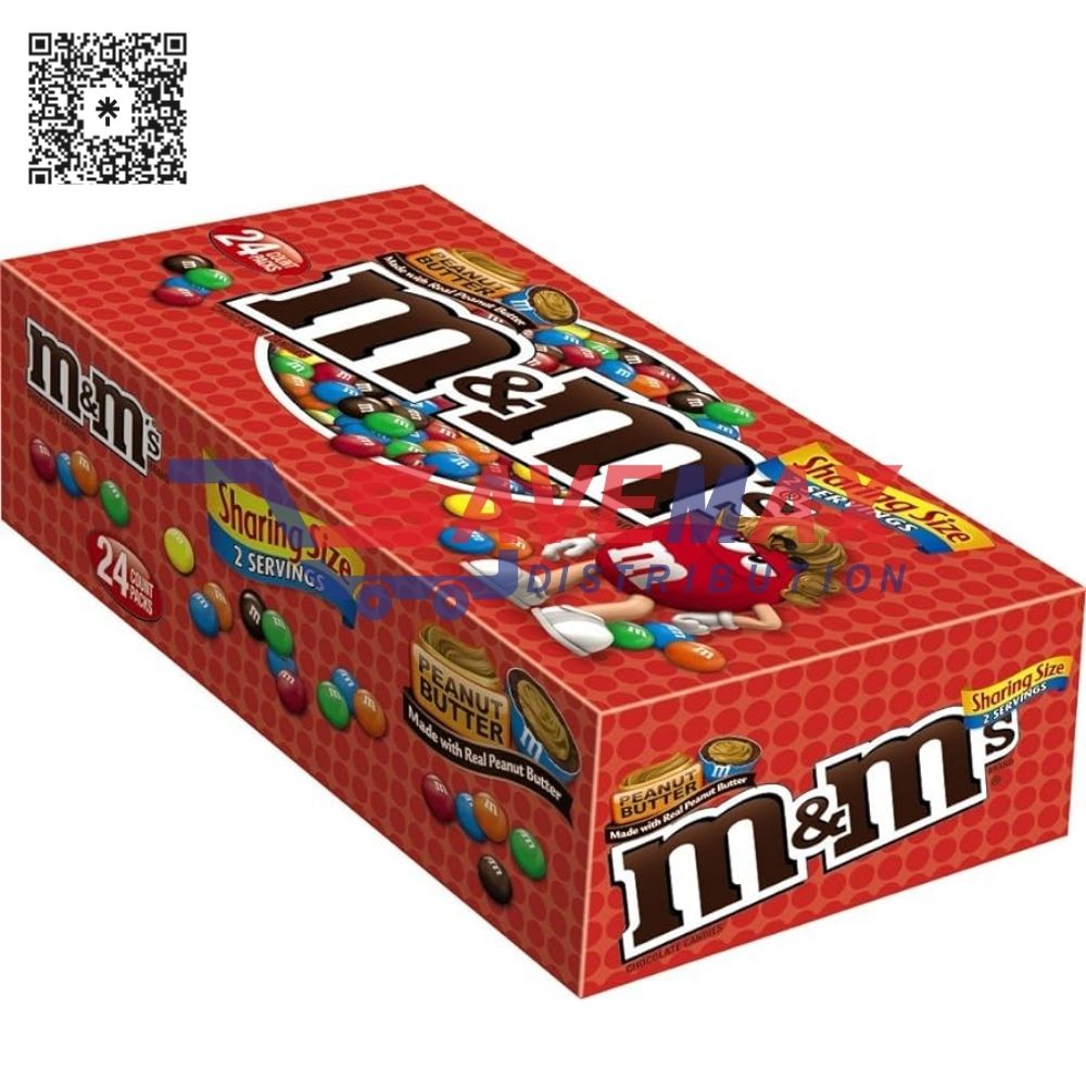 S02754 M&M PEANUT BUTTER SHARE SIZE 24CT - Image 1