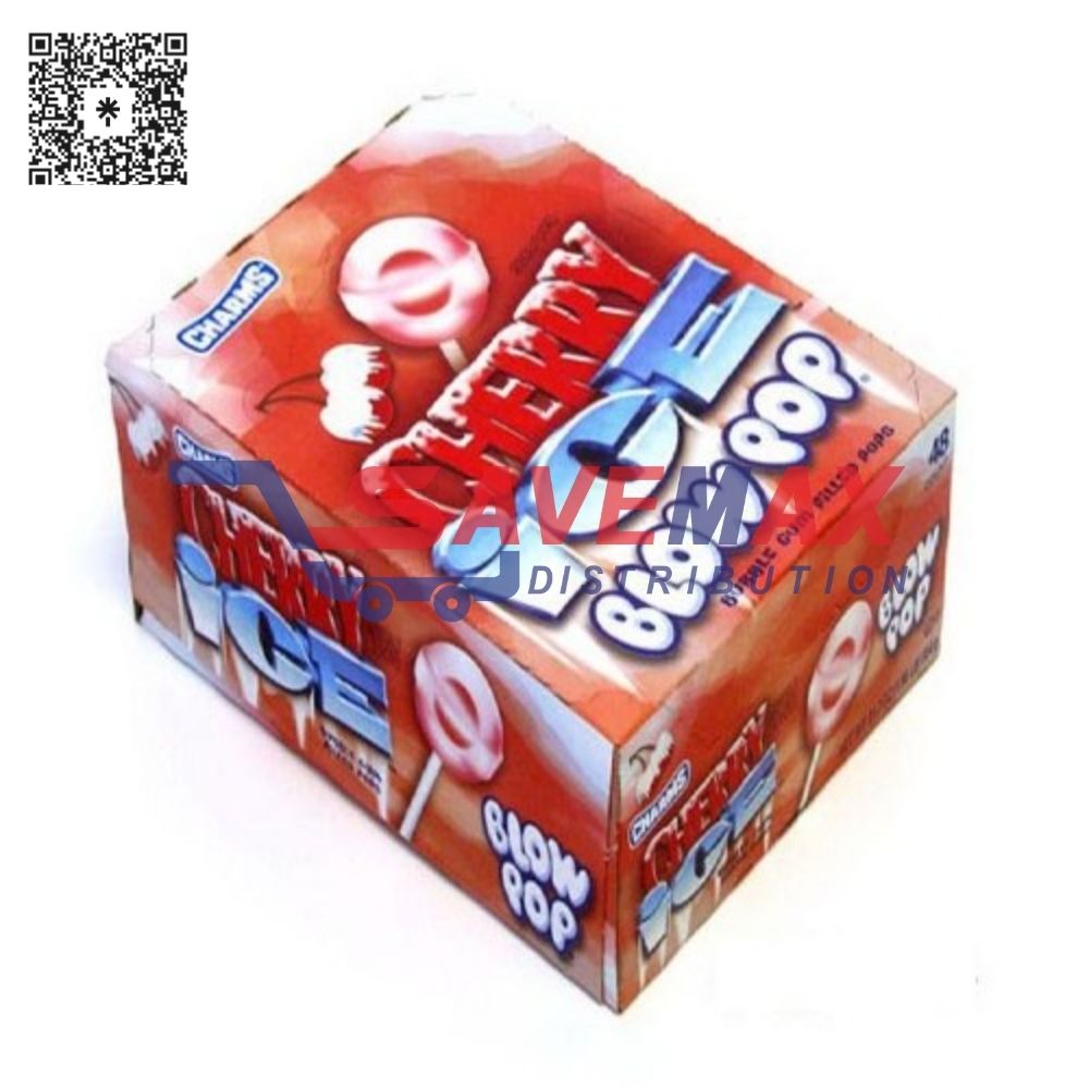 S02807 BLOW POP CHERRY ICE 48CT - Image 1