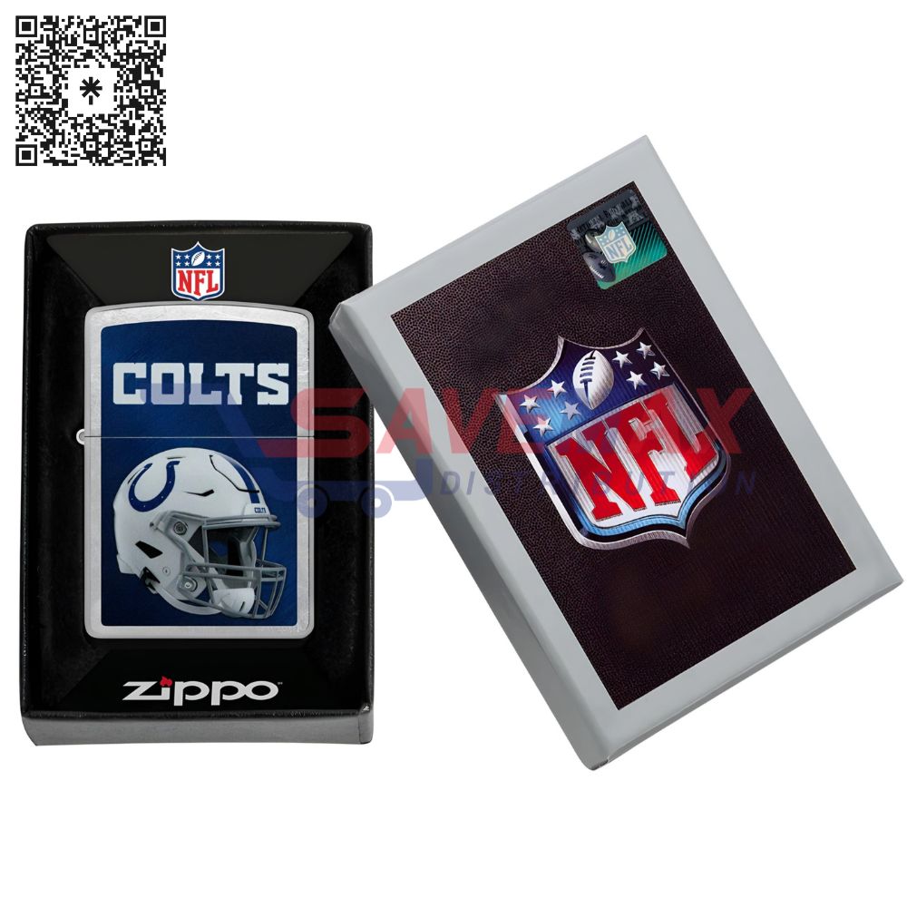 S03070 ZIPPO LIGHTER NFL INDIANAPOLIS COLTS 48431 - Image 1