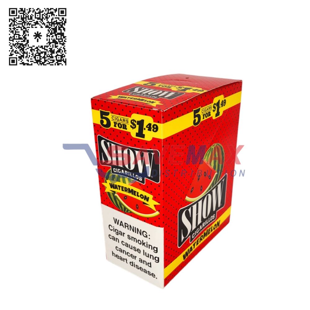 S03223 - TOBACCO SHOW CGRLS WATERMELON PP5/1.49 15/5 CT - Image 1