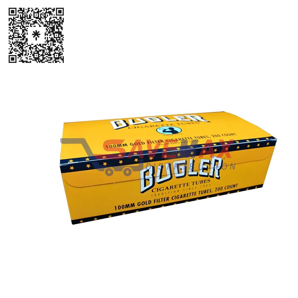 S03272 BUGLER TUBES GOLD 100MM 200CT - Image 1