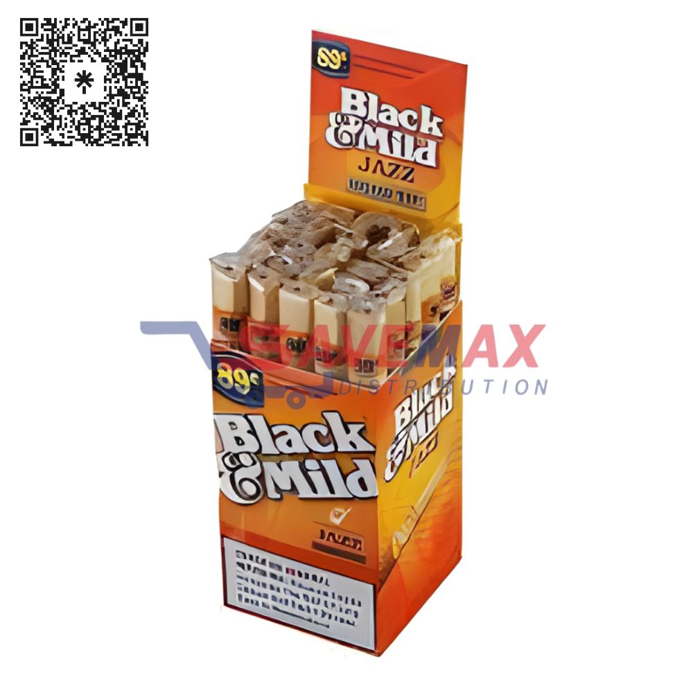 S03293 BLACK & MILD WOOD TIP JAZZ 25CT - Image 1