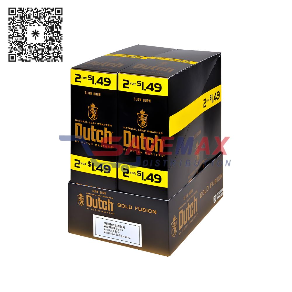 S03297 DUTCH MASTERS CGRLS GOLD 30/2CT 2/1.49 - Image 1