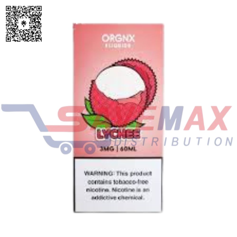 S03326 ORGNX LYCHEE 60ML 3MG - Image 1