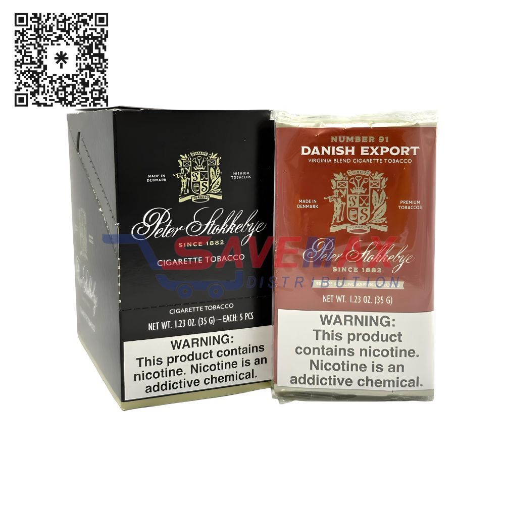 S03392 PETER STOKKEBYE DANISH EXPORT POUCHES 1.23OZ 5CT - Image 1
