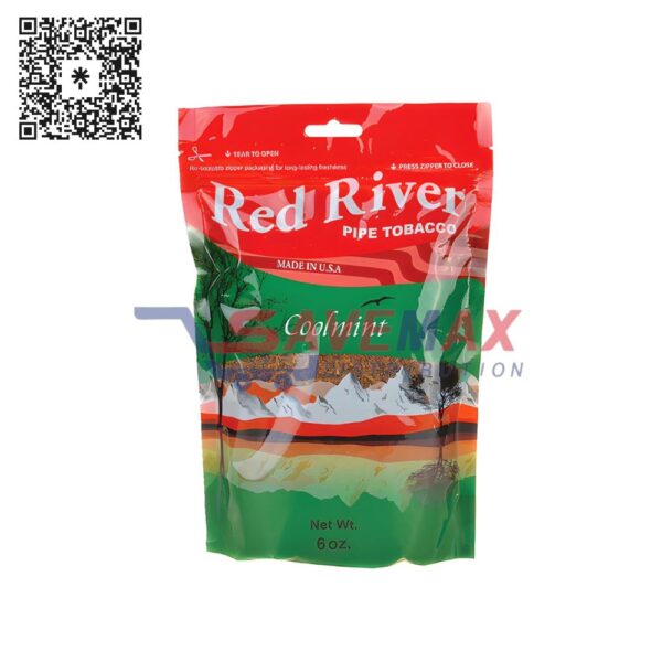 RED RIVER PIPE TOBACCO COOLMINT 6OZ