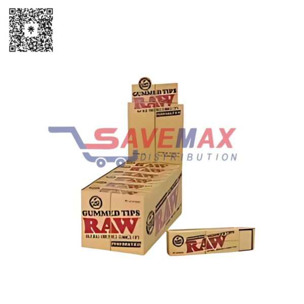 RAW PERFORATED GUMMED TIPS 24/33CT