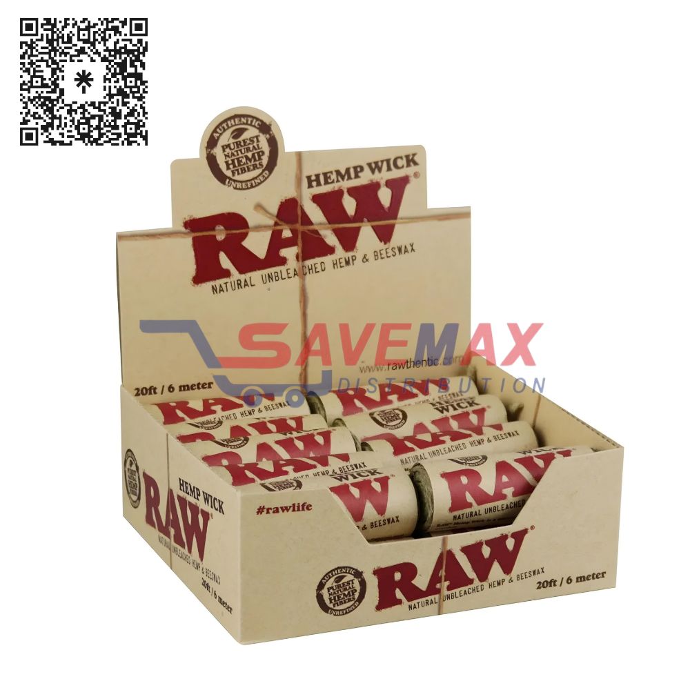 S03531 RAW HEMP WICK 20FT/20CT - Image 1
