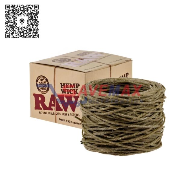 RAW HEMP WICK 100FT/1CT