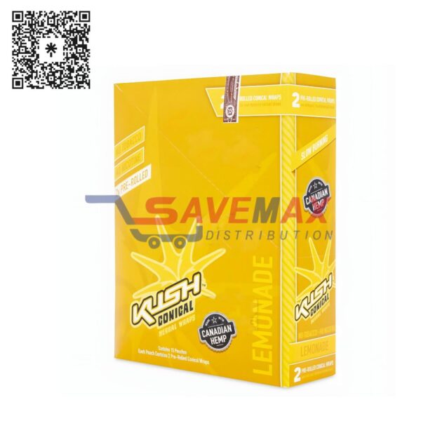 KUSH HERBAL WRAPS LEMONADE 15/2PK