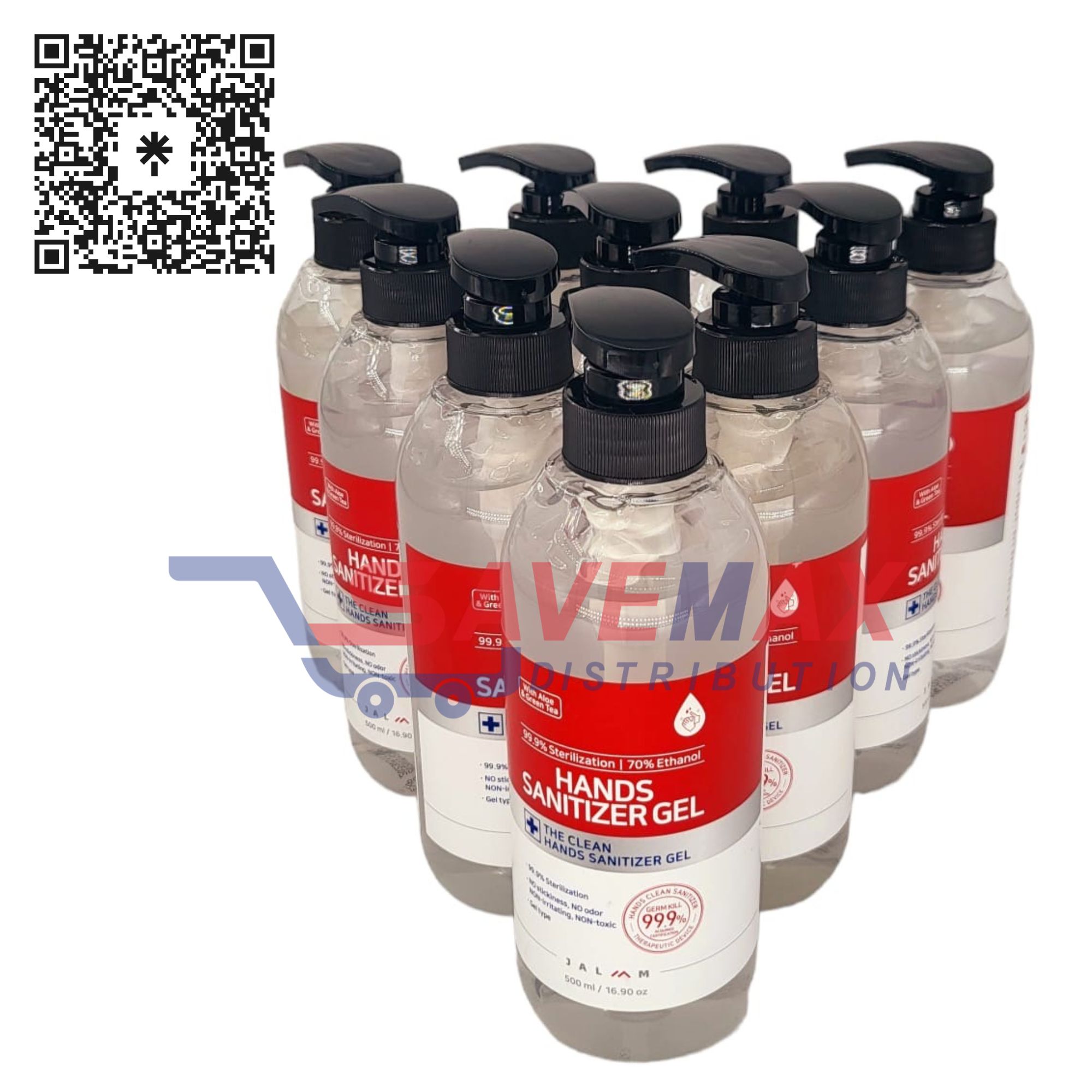 S03599 HANDS SANITIZER GEL 16.9 OZ - Image 1