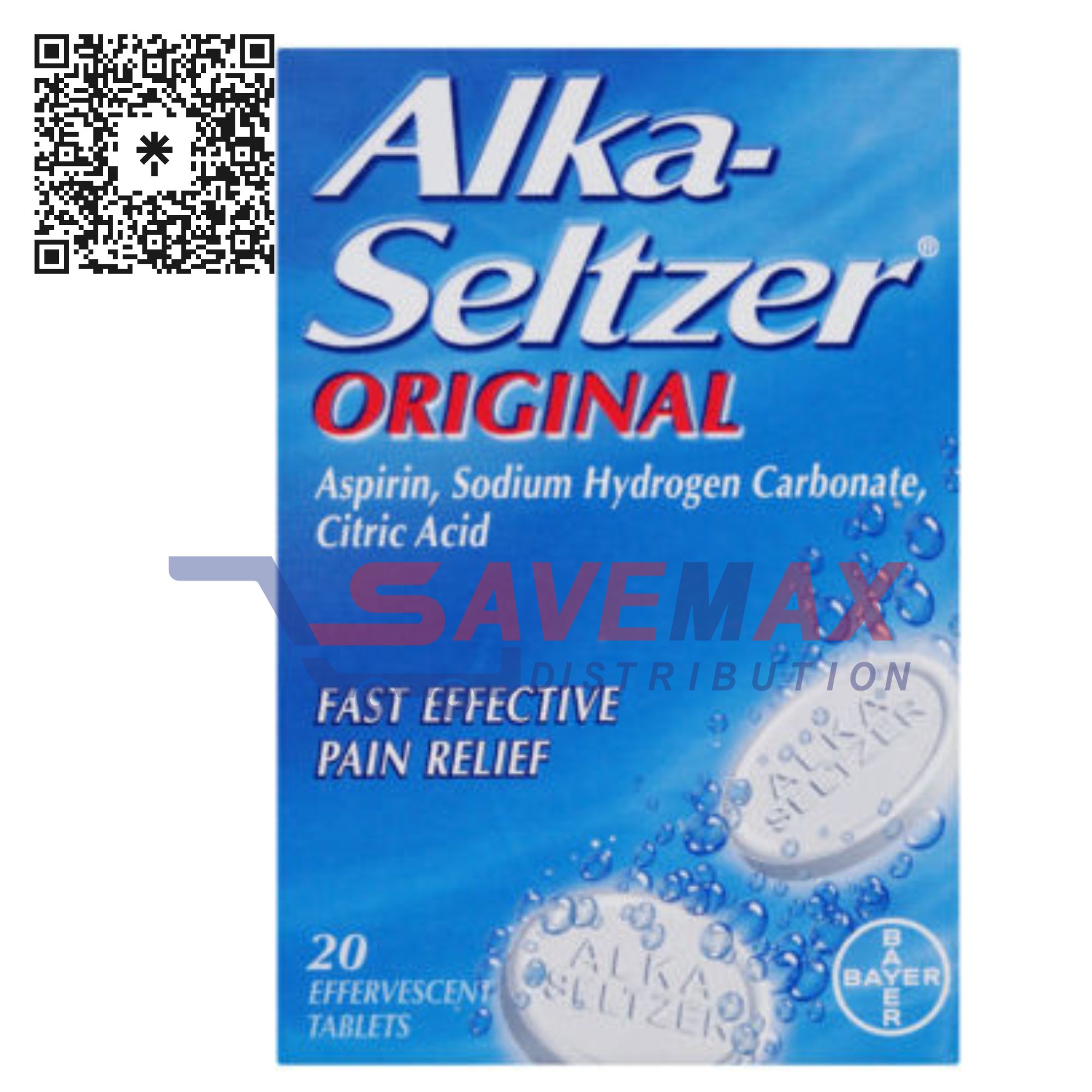 S03702 ALKA SELTZER ORIGINAL 25 CT - Image 1