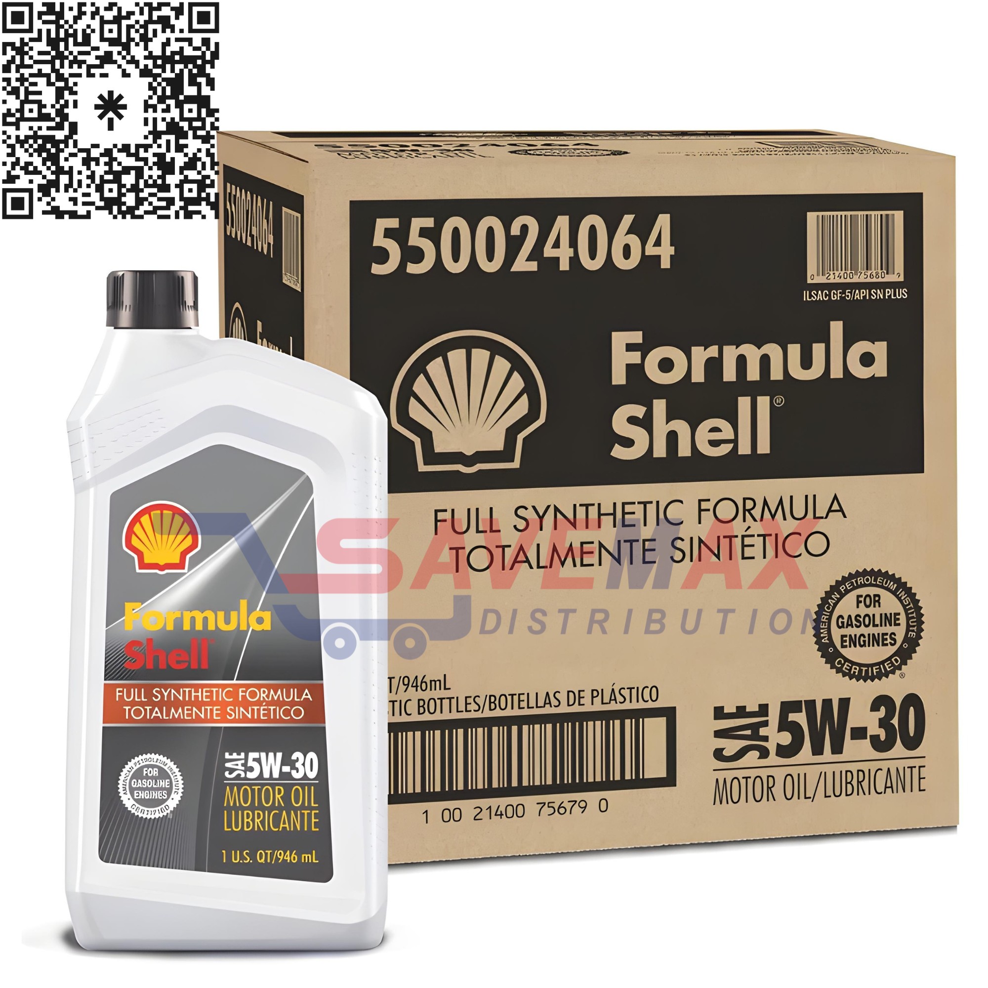 S03717 FORMULA SHELL SAE 5W-30 6PK - Image 1