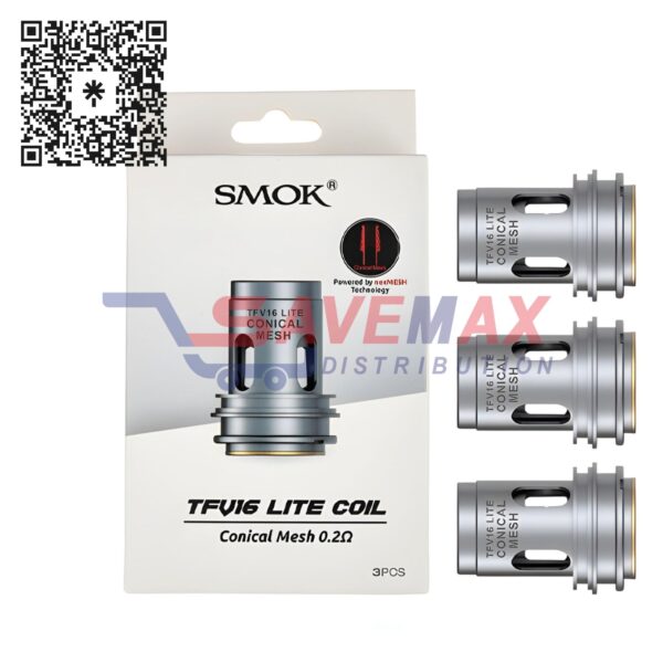 SMOK TFV16 LITE CONICAL MESH 0.2 COILS 3CT