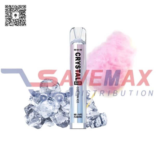 SNOW BAR PLUS COTTON CANDY ICE 10CT