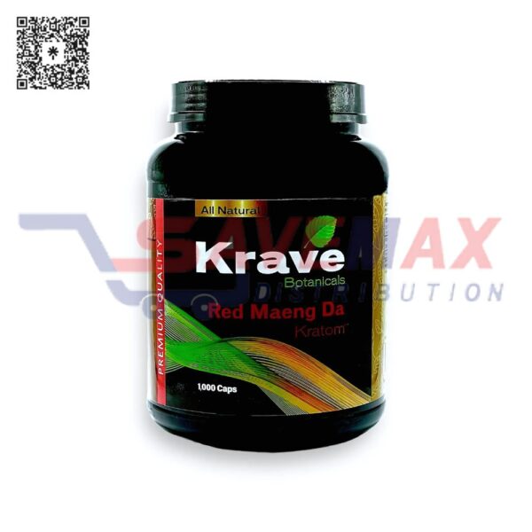 KRAVES KARTOM RED MAENG DA 1000 CAPS
