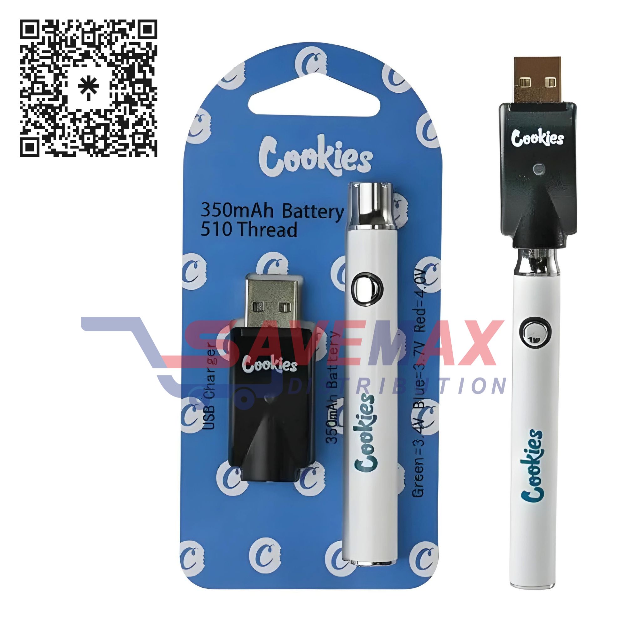 S04545 COOKIES BATTERIES 350MAH - Image 1