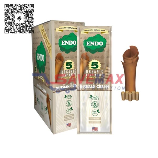 ENDO HEMP WRAPS RUSSIAN CREAM 15CT