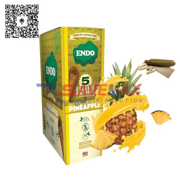 ENDO WRAPS+CORN FILTER GOLDEN PINEAPPLE 15CT