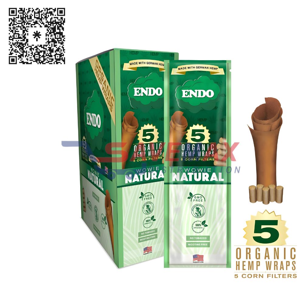 S04707 ENDO WRAPS+CORN FILTER WOWIE NATURAL 15CT - Image 1