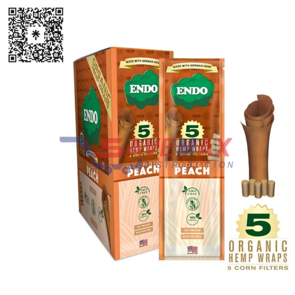 ENDO WRAPS+CORN FILTER PEACH 15CT