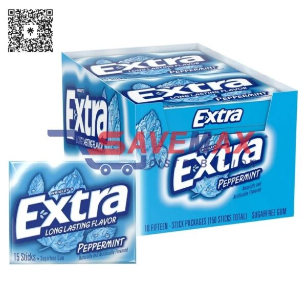EXTRA GUM PEPPERMINT 10CT/15ST