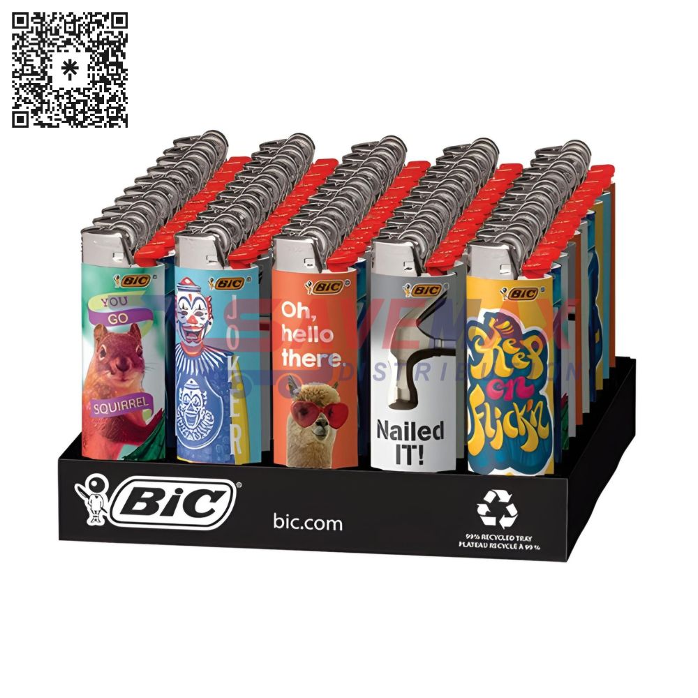 S05482 BIC LIGHTERS DESIGN MIX 50CT - Image 1