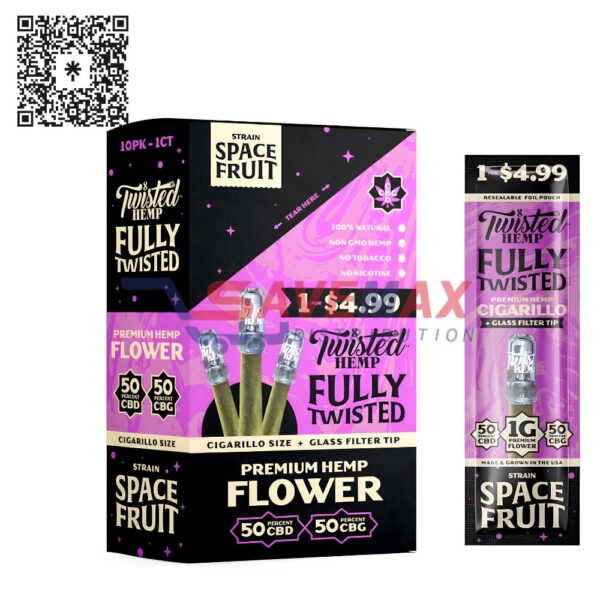 TWISTED HEMP FT SPACE FRUIT CBD/CBG 10CT