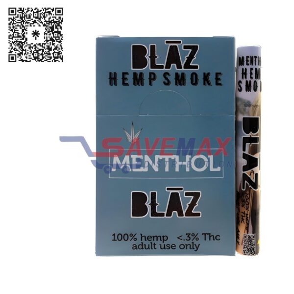 BLAZ MENTHOL HEMP SMOKE 25CT