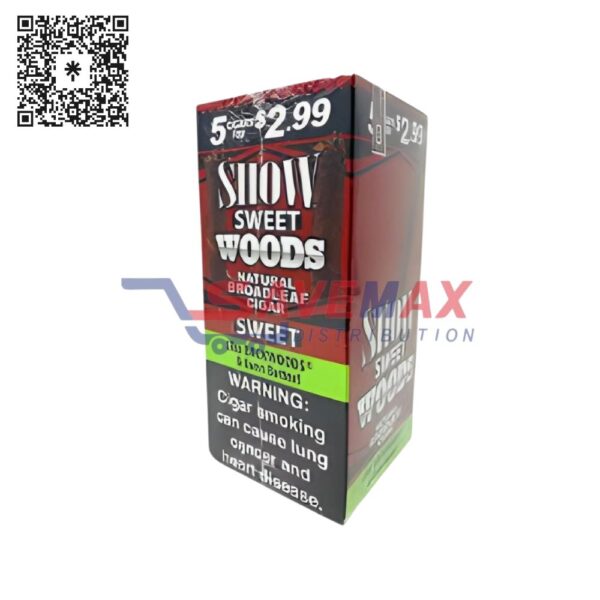 SHOW WOODS CIGAR SWEET 5F2.99  8/5 CT