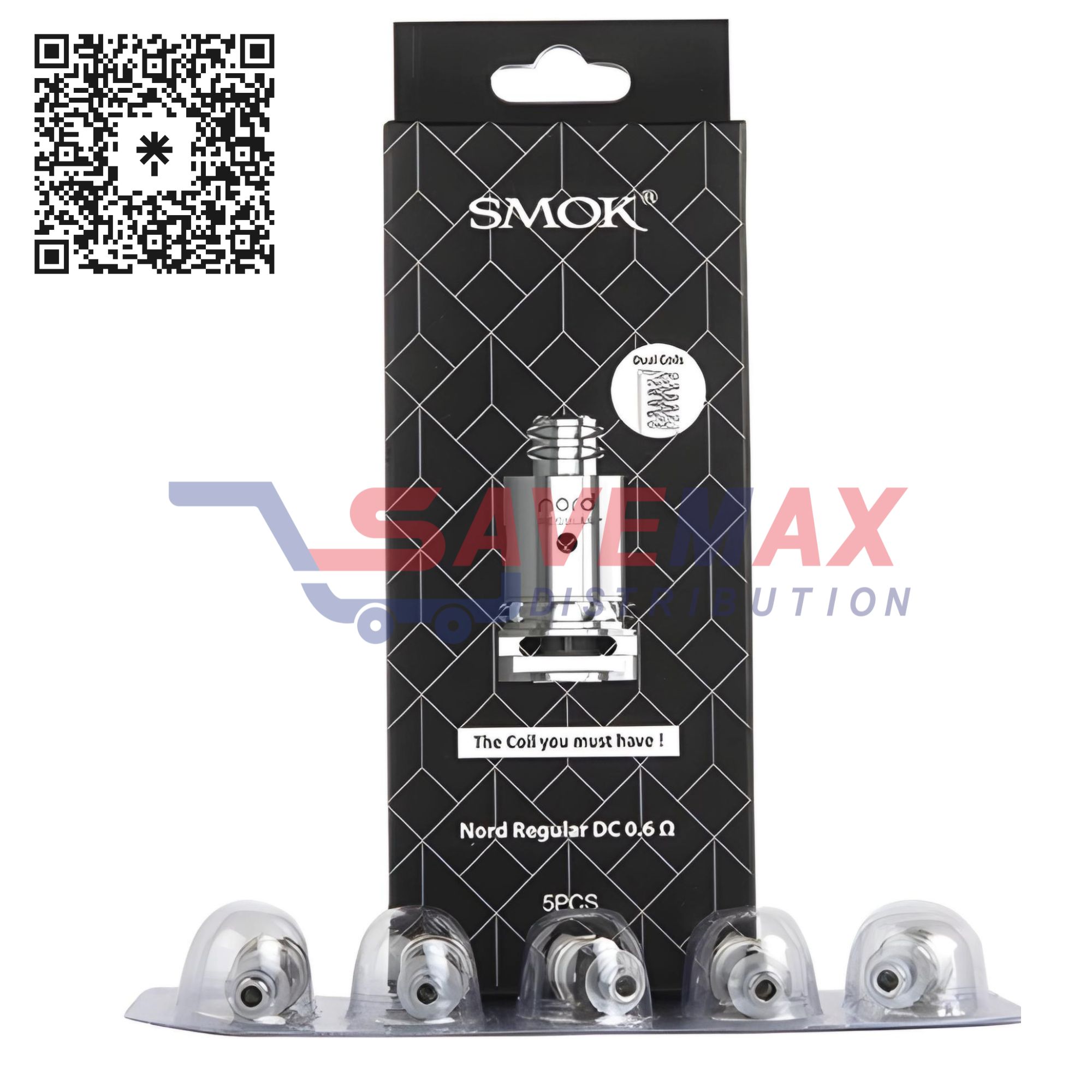 S05930 SMOK DC 0.6 MTL COIL (NORD MESH) 5PCS - Image 1