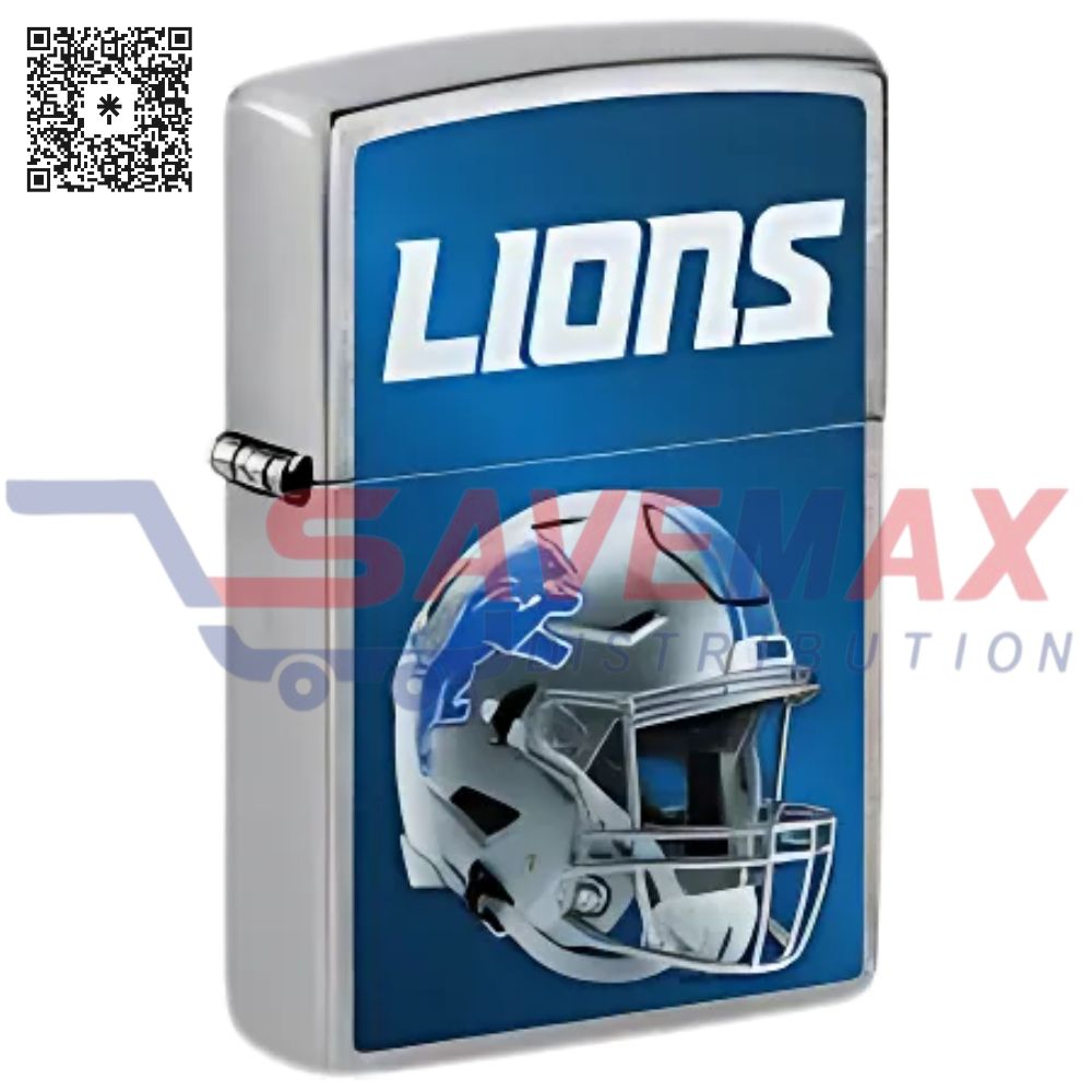 S05965 ZIPPO LIGHTER NFL DETROIT LIONS 48428 - Image 1