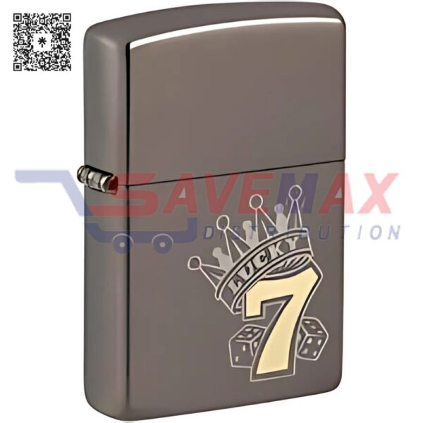 ZIPPO LIGHTER LUCKY 7 DESIGN 48913
