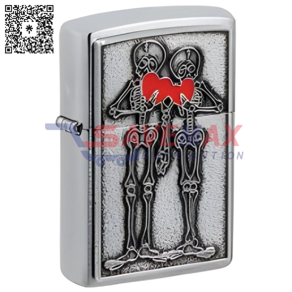 S05991 ZIPPO LIGHTER COUPLES EMBLEM 48688 - Image 1