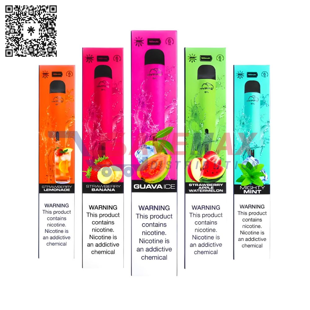 S06116 HYPPE MAX FLOW LYCHEE LEMON BERRY 5% 2000 PUFFS - Image 1