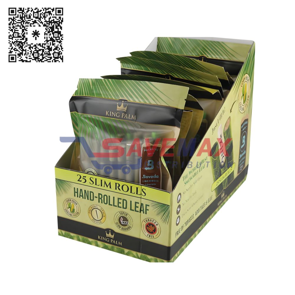 S06125 KING PALM SLIM ROLLS 25 CT - Image 1