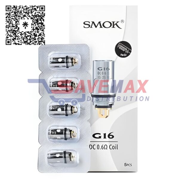 SMOK G16 DC 0.6 COILS 5CT
