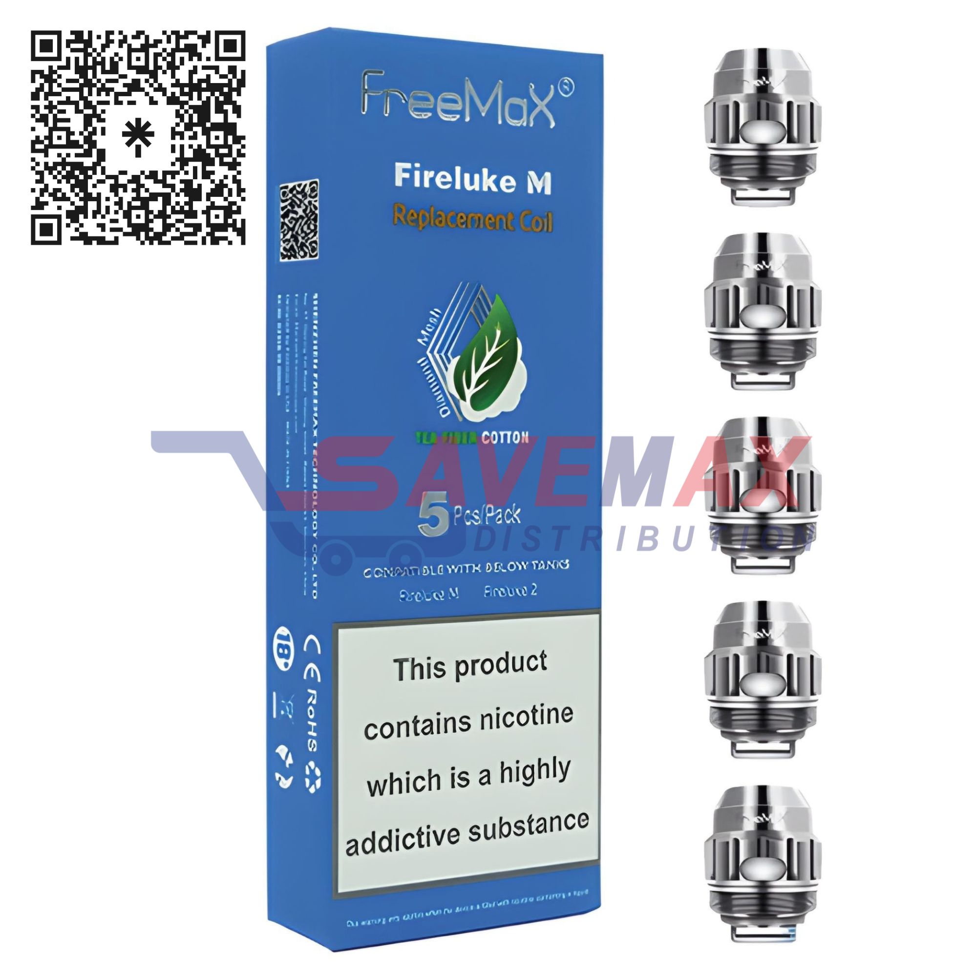 S06157 FREEMAX TX3 MESH 0.15 COILS 5CT - Image 1