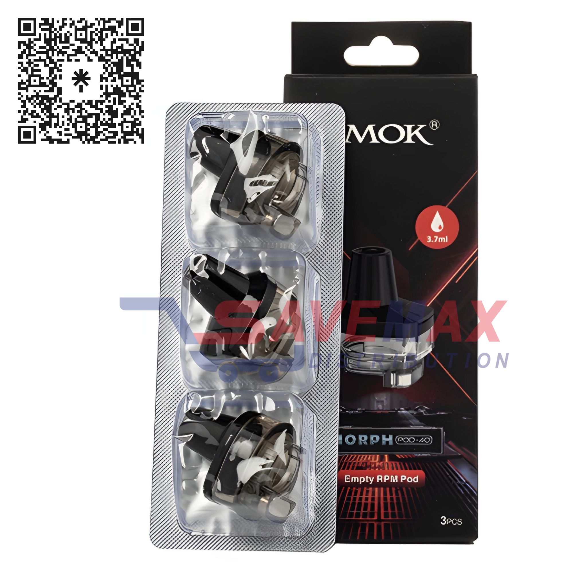 S06175 SMOK MORPH POD-40 EMPTY RPM POD 3CT - Image 1
