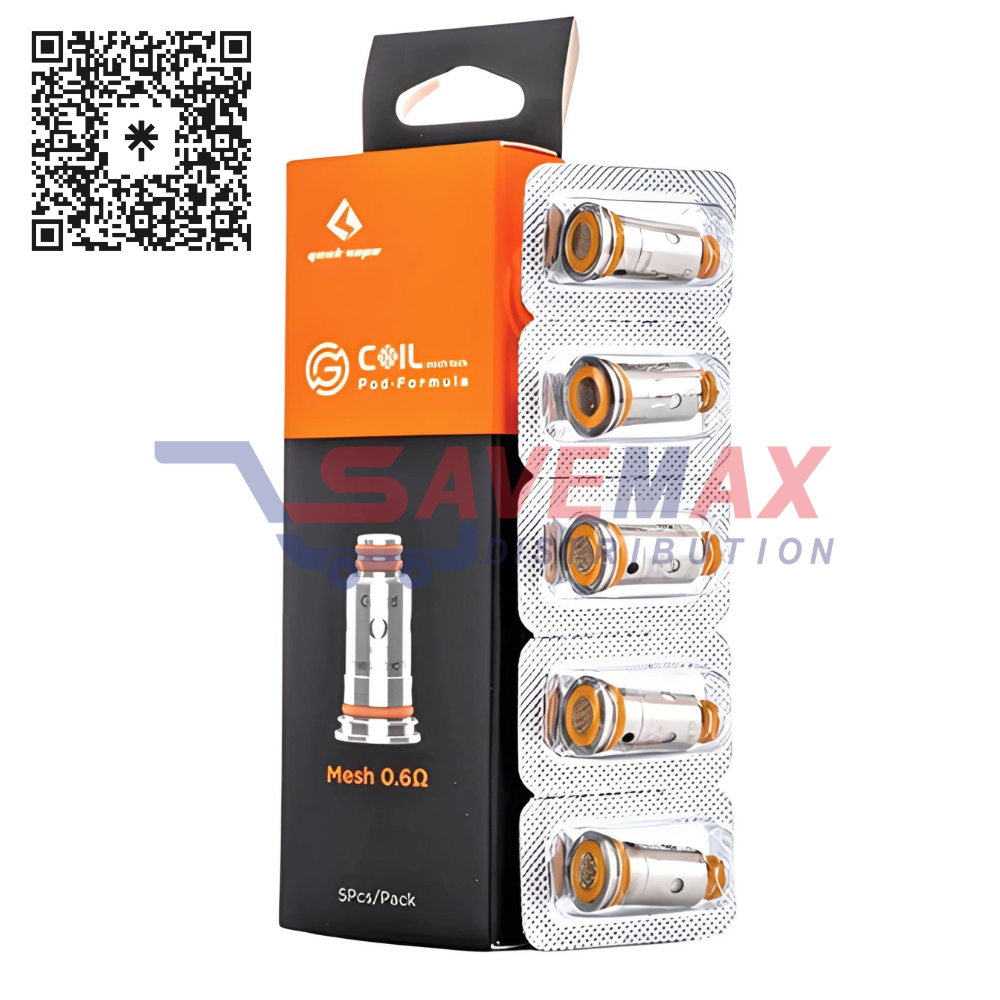 S06196 GEEKVAPE MESH G 1.0 COILS 5CT - Image 1