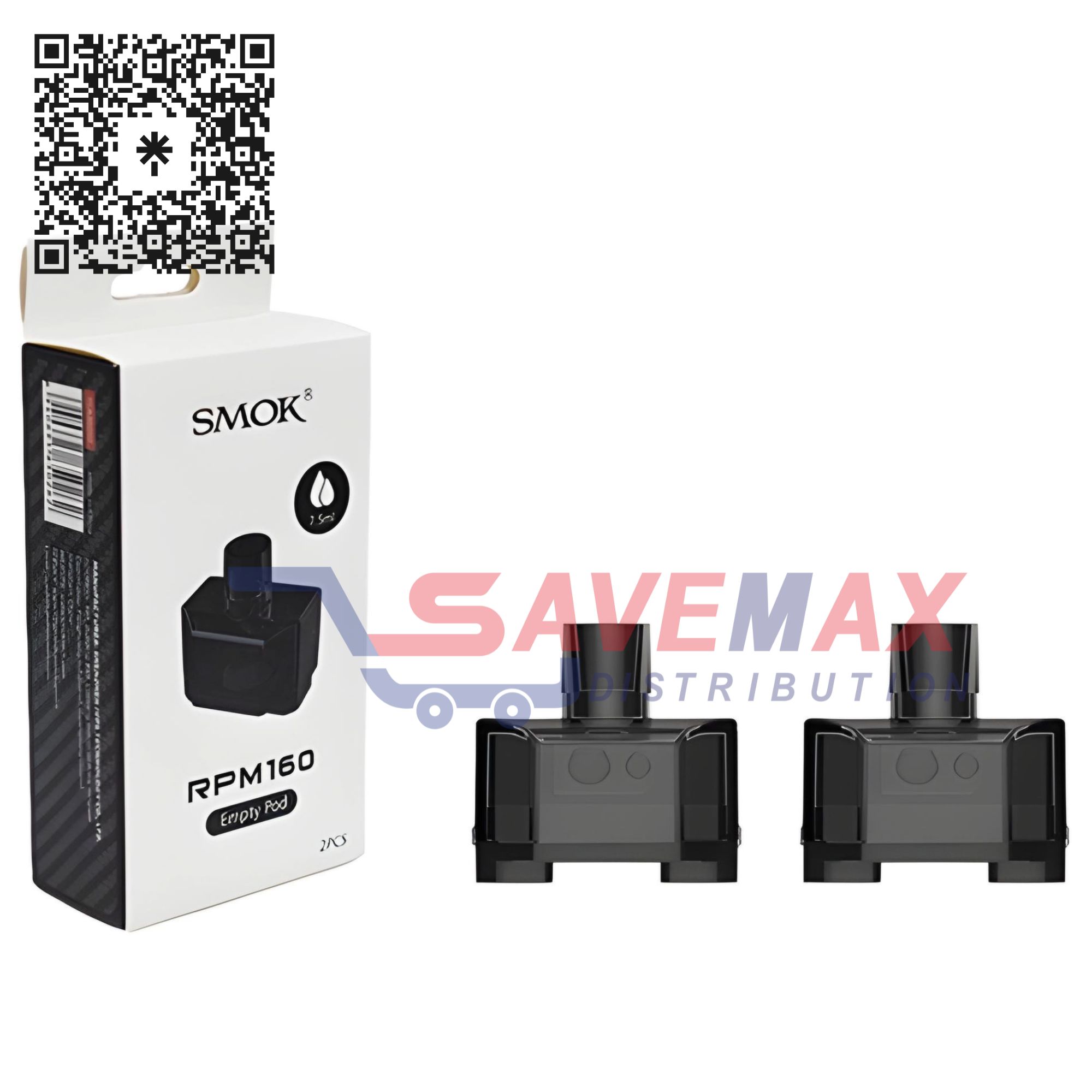 S06197 SMOK RPM 160 EMPTY POD 7.5ML - Image 1