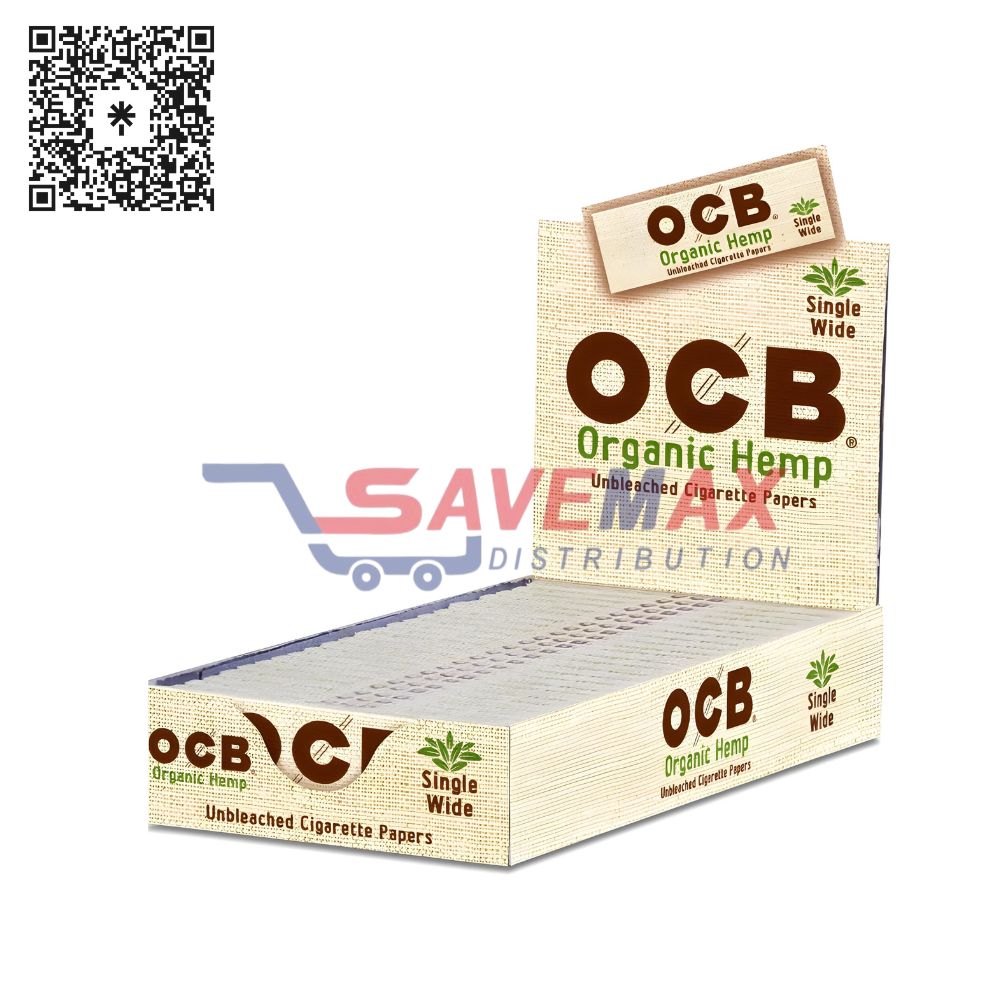 S06357 OCB ORGANIC HENP 1 1/4 SINGLE WIDE 24PK - Image 1