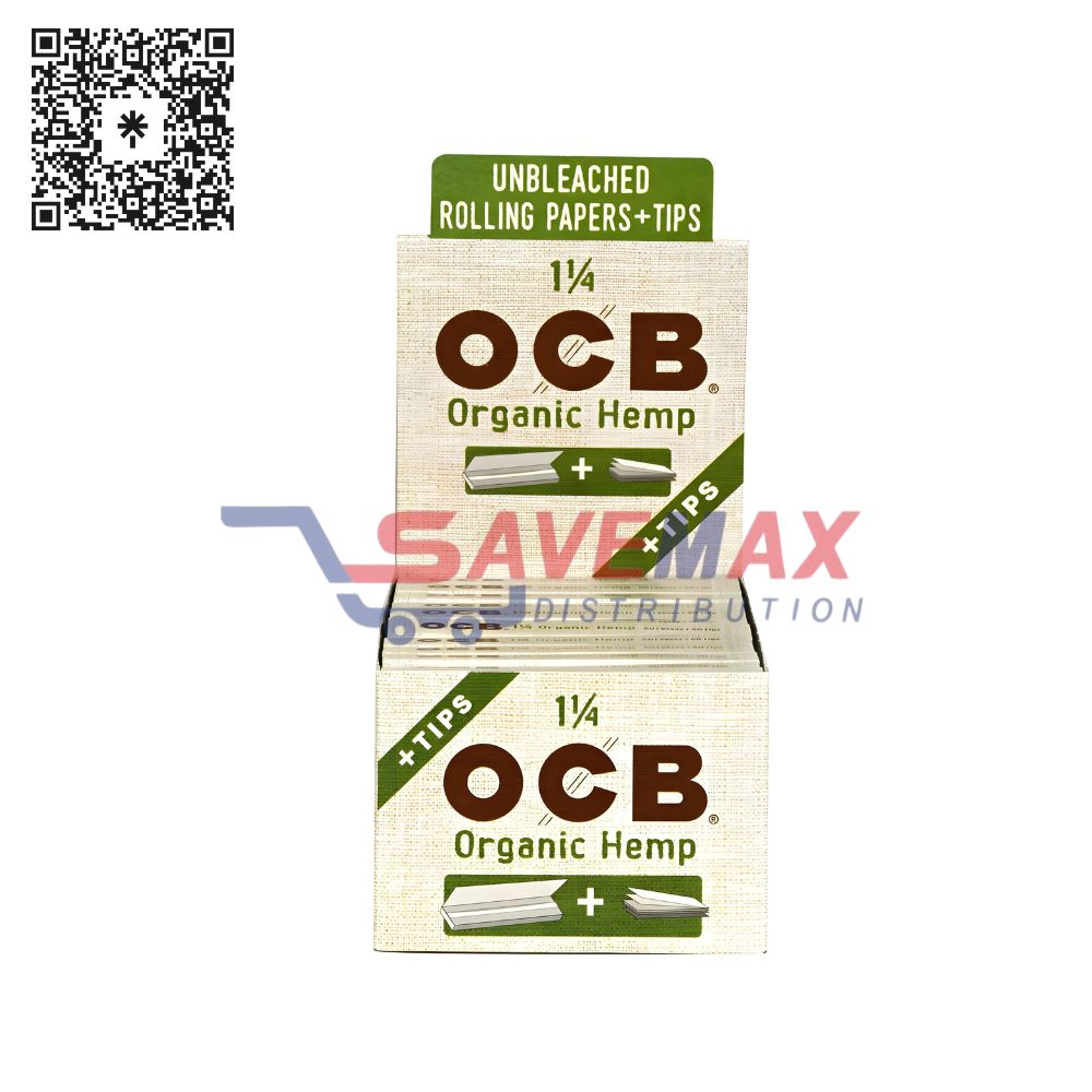 S06358 OCB ORGANIC HENP 1 1/4 SLIM 24PK - Image 1